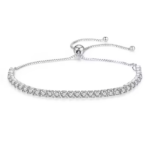 Verstellbares Tennis Armband | 925 Silber
