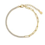 Büroklammer Tennis Armband