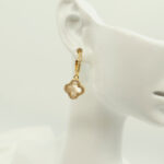 Aurora Drop Klee Ohrringe | Sterling Silber – Bild 2
