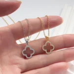 Chloe Kleeblatt Kette | 925 Silber – Bild 3