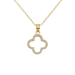 Chloe Kleeblatt Kette | 925 Silber