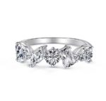 Glitzernder Band-Ring | 925 Silber