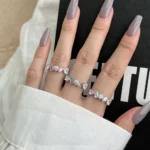 Glitzernder Band-Ring | 925 Silber – Bild 3