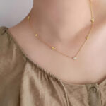 Flower Bezel Kette – Bild 2