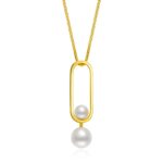 Pearl Drop Kette | 925 Silber