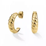 Croissant Hoop Ohrringe