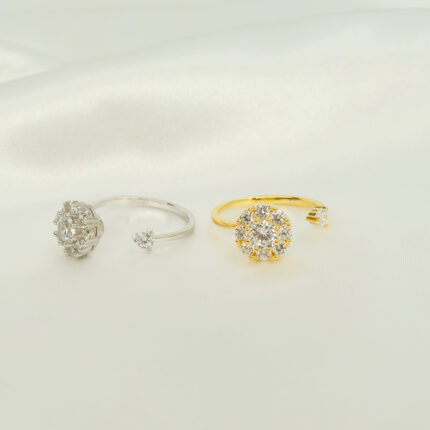 Purelovely Sunflower Ring | 925 Silber