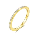 Stapelbarer Memoire Ring | 925 Silber
